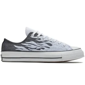 Archive Flames Chuck 1970s Low Top «Black Grey»