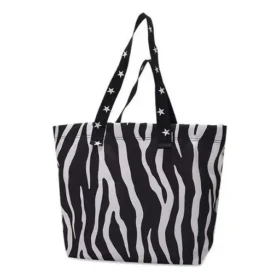 Bolso tote de lona «Blanco Negro»