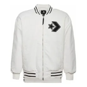 Bomber acolchado Tallas asiáticas «Blanco Negro»