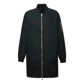 Bomber largo reversible Tallas asiáticas «Black»