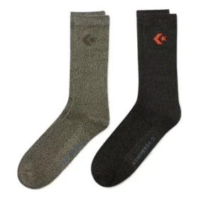 Calcetines cortos con logotipo bordado, dos pares «Negro verde oliva» Calcetines cortos con logotipo bordado, dos pares «Negro verde oliva»