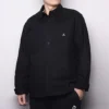 Camisa de manga larga con botones y bolsillos de carpintero, tallas asiáticas «Negro»