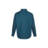 Camisa de manga larga con botones y tejido de sarga, tallas asiáticas «Verde»