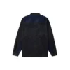 Camisa de pana con bloques de color Tallas asiáticas «Navy Black»