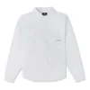 Camisa Oxford abotonada, tallas asiáticas «Blanca»