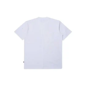 Camiseta blanca de manga corta transpirable con estampado de cara sonriente de Converse para hombre