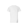Camiseta casual de manga corta con logotipo en blanco