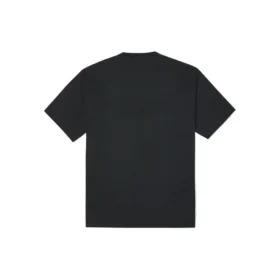 Camiseta casual transpirable de manga corta con estampado Converse para hombre, color negro