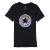 Camiseta Chuck Taylor All Star Camiseta Tallas asiáticas «Negro Blanco»