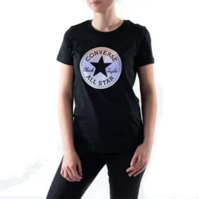 Camiseta Chuck Taylor All Star Camiseta Tallas asiáticas «Negro Blanco»