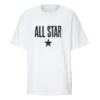 Camiseta Chuck Taylor All Star, tallas asiáticas «White Black»