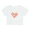 Camiseta Colourful Heart, tallas asiáticas «Blanco»