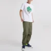 Camiseta con calaveras y flores y gafas de sol, tallas asiáticas «White»