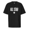 Camiseta con el logotipo de Chuck Taylor All Star, tallas asiáticas «Negro/Blanco»