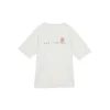 Camiseta con el logotipo «Put-a-Smile-On-Your-Face» Tallas asiáticas «Blanco»