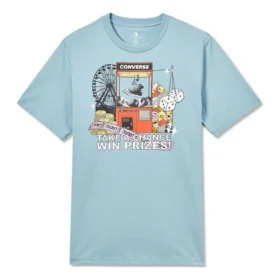Camiseta con estampado Claw Machine, tallas asiáticas «Azul»