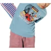Camiseta con estampado Claw Machine, tallas asiáticas «Azul»