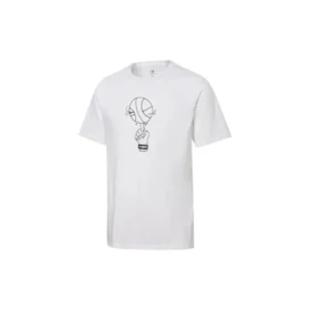 Camiseta con estampado de baloncesto «Blanca»