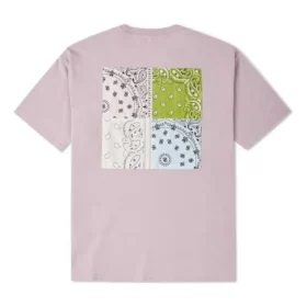 Camiseta con estampado de cachemira, tallas asiáticas «Rosa»