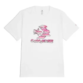 Camiseta con estampado de estrellas, chevrones y nubes. Tallas asiáticas «Blanco»