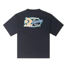 Camiseta con estampado retro de velero Tallas asiáticas «Negro»