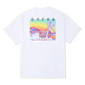 Camiseta con gráfico «Inverted Desert» tallas asiáticas «Blanco»