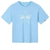 Camiseta con logo estampado «Blue White»