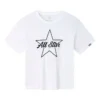 Camiseta con logo estampado, tallas asiáticas «Blanco Negro»