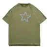 Camiseta con logotipo de One Star, tallas asiáticas, «Verde oliva»