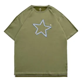 Camiseta con logotipo de One Star, tallas asiáticas, «Verde oliva»