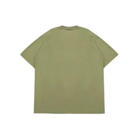Camiseta con logotipo en el bolsillo, tallas asiáticas «Verde militar»