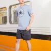 Camiseta con parche Chuck, tallas asiáticas «Armory Blue»