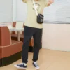 Camiseta con parche Chuck, tallas asiáticas, «Olive Aura»