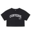 Camiseta corta Retro Chuck, tallas asiáticas «Negro»