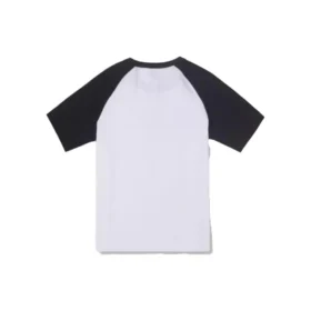 Camiseta de béisbol con logotipo, tallas asiáticas, «Blanco Negro»