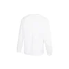 Camiseta de cuello redondo con estrella bordada y diseño en zigzag, tallas asiáticas, «Blanco»