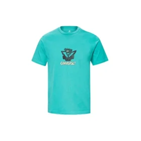 Camiseta de manga corta azul para hombre Converse x Scooby Doo Crossover Cartoon
