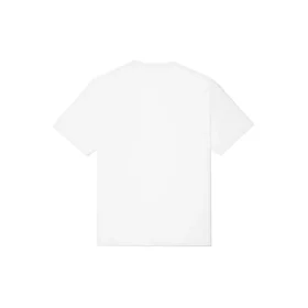 Camiseta de manga corta casual deportiva con estampado de colores contrastantes para hombre de Converse, color blanco