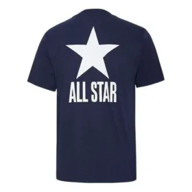 Camiseta de manga corta Chuck Taylor All Star con logotipo alfabético «Azul»