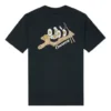 Camiseta de manga corta con bolsillo y estampado de sushi, tallas asiáticas «Negro»