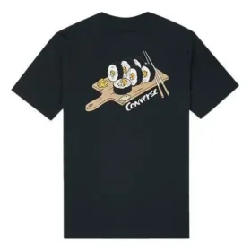 Camiseta de manga corta con bolsillo y estampado de sushi, tallas asiáticas «Negro» Camiseta de manga corta con bolsillo y estampado de sushi, tallas asiáticas «Negro»