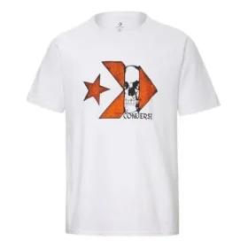 Camiseta de manga corta con logotipo de calavera Chuck Taylor, tallas asiáticas «Blanco» Camiseta de manga corta con logotipo de calavera Chuck Taylor, tallas asiáticas «Blanco»