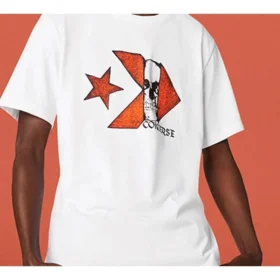 Camiseta de manga corta con logotipo de calavera Chuck Taylor, tallas asiáticas «Blanco» Camiseta de manga corta con logotipo de calavera Chuck Taylor, tallas asiáticas «Blanco»