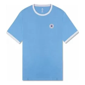 Camiseta de manga corta con ribete Tallas asiáticas «Light Blue» Camiseta de manga corta con ribete Tallas asiáticas «Light Blue»
