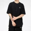 Camiseta de manga corta Converse Classic Chuck Printing para hombre, color negro
