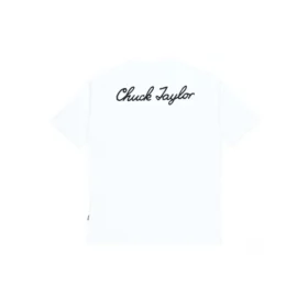 Camiseta de manga corta Converse SS22 Classic Chuck Printing para hombre, color blanco Camiseta de manga corta Converse SS22 Classic Chuck Printing para hombre, color blanco