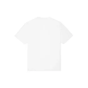 Camiseta de manga corta de cuello redondo de punto con estampado esquelético de Converse para hombre, color blanco Camiseta de manga corta de cuello redondo de punto con estampado esquelético de Converse para hombre, color blanco