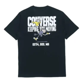 Camiseta de manga corta Keep Moving, tallas asiáticas, «Negro»