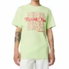 Camiseta de manga corta para hombre Converse Renew con estampado Alphabet, color verde