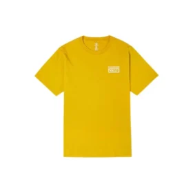 Camiseta de manga corta retro casual para hombre Converse con estampado del logotipo Alphabet, color amarillo Camiseta de manga corta retro casual para hombre Converse con estampado del logotipo Alphabet, color amarillo